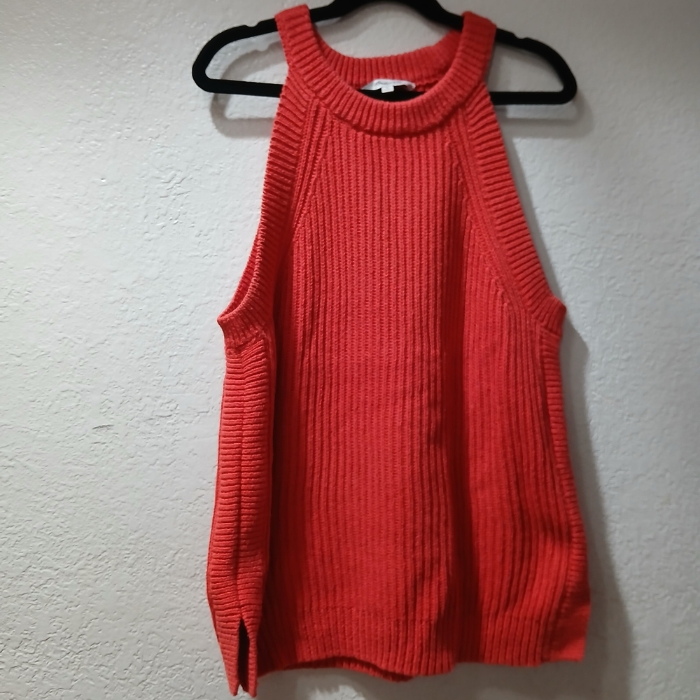 Madewell size S Vibrant Red Knit Sweater